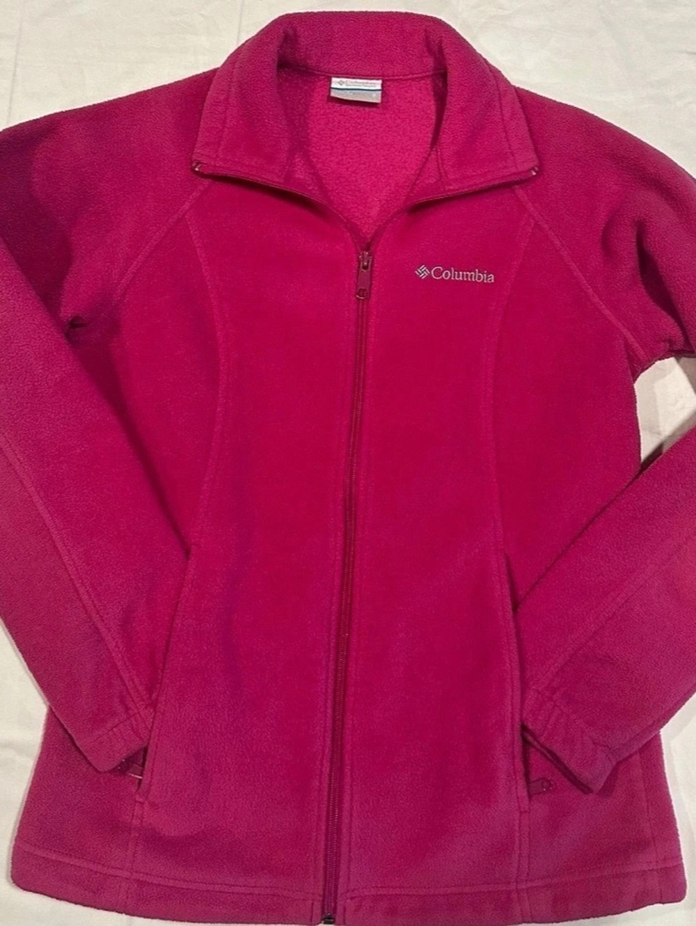Columbia Women'Small Benton Springs Full Zip Fleece Jacket Benton Springs Full